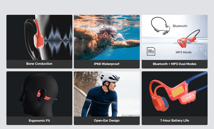 These headphones can play locally stored music (Image source: Doogee)