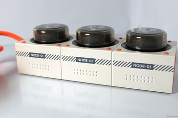 ...and "Node 01", "Node 02", and "Node 03" on the other.