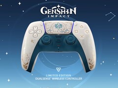 The DualSense Wireless Controller - Genshin Impact Limited Edition won&#039;t start shipping until late February in some regions. (Image source: PlayStation)