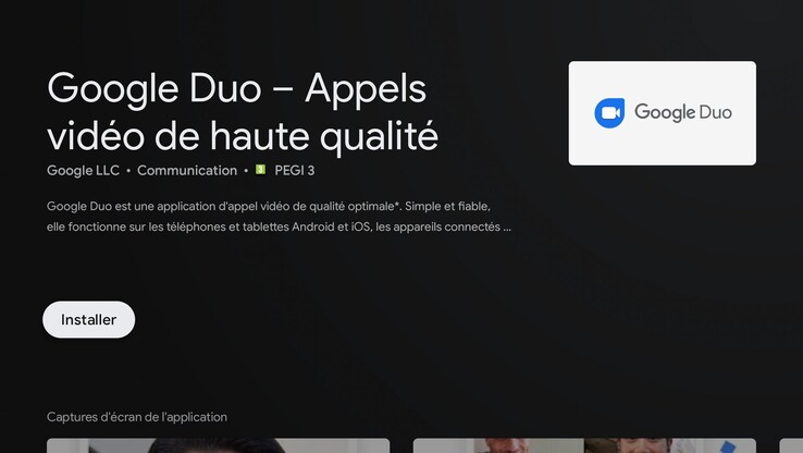 Android TVs now have a Google Duo beta. (Source: Twitter)