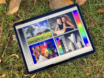 Using the third-generation iPad Pro 12.9 in the shade.