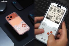 Limited-edition GameBaby Transparent Edition flip-to-play case for iPhone 17 Pro Max