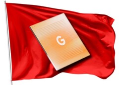 The Google Tensor SoC appears to have attracted red flags from a soon-to-be fierce rival. (Image source: Google/Unsplash - edited)