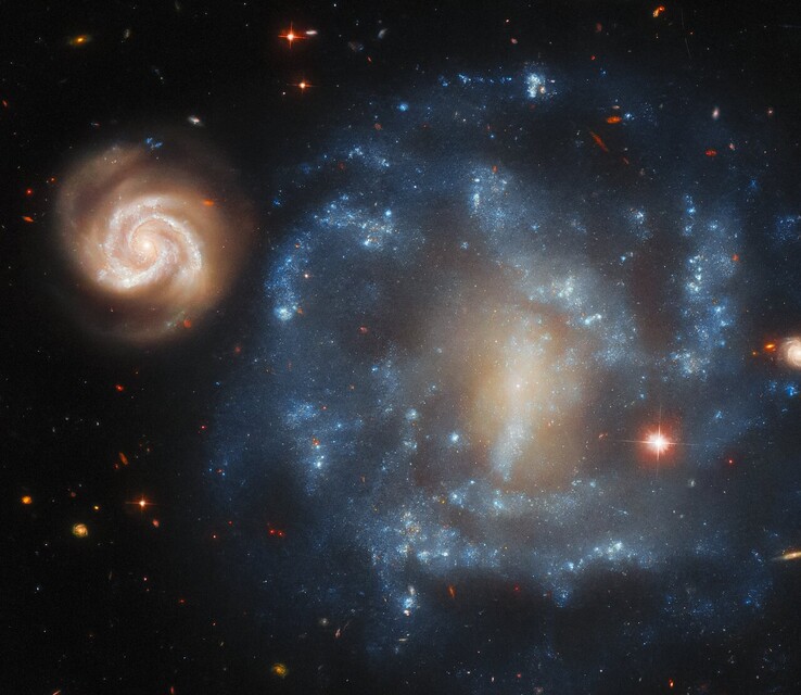 Hubble image of Arp 4 (Image source: several; see sources)