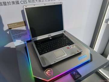 The M510C was MSI's first ever laptop