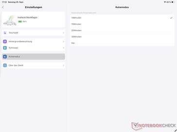 Quiet mode can also be adjusted in the app.