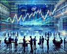 Intel stock on the rise (Image source: Generated using DALL·E 3)