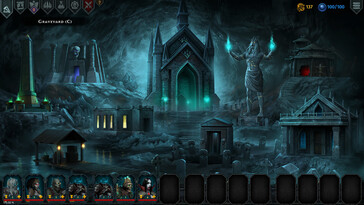 An image showing an environment in Iratus: Lord of the Dead.