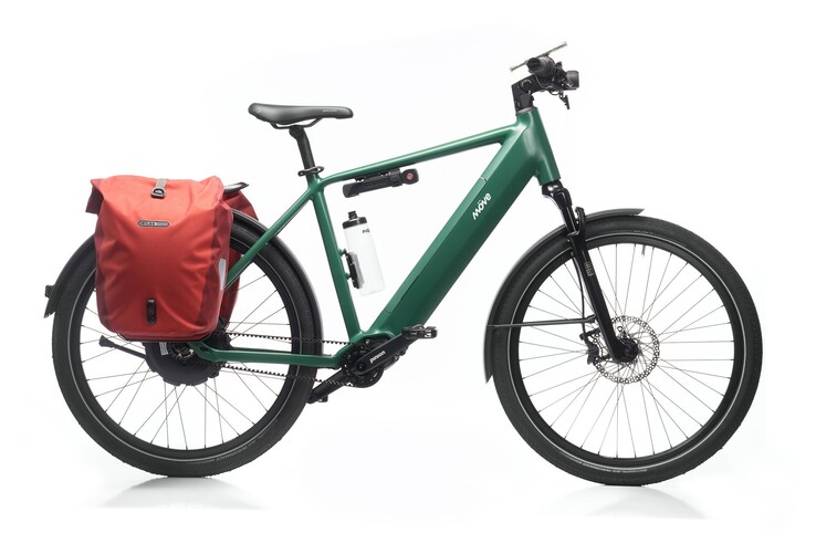 The Möve Voyager V10 e-bike with stepover frame. (Image source: Möve)