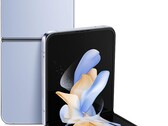 Samsung Galaxy Z Flip4 in light blue color (Image source: Samsung)