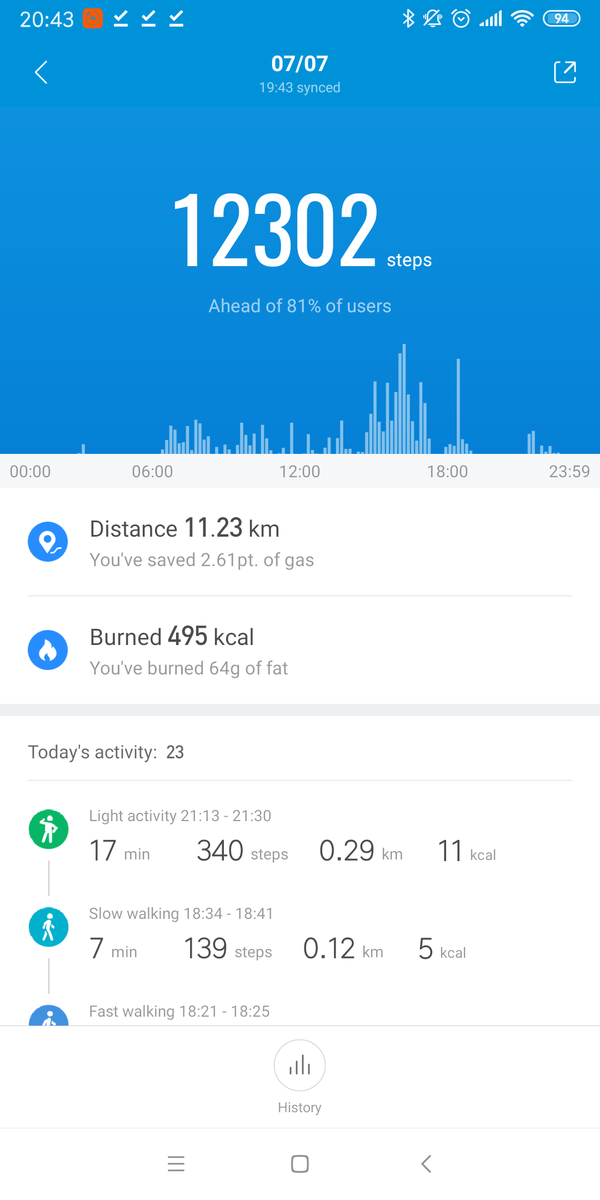 xiaomi mi band 4 and samsung galaxy fit