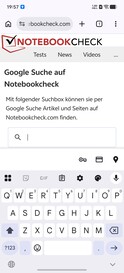Gboard in portrait mode