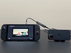 An iPhone being used as a webcam for the Switch 2. (Image source: Will It Work? on YouTube)