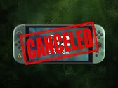 Banner for Zelda Switch 2 console cancellations shown