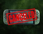 Banner for Zelda Switch 2 console cancellations shown