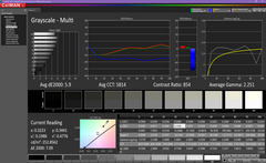 Grayscale before calibration