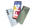 The Galaxy F14 4G comes in multiple colour options but only one memory configuration. (Image source: Samsung)