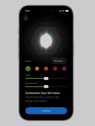 Siri's voice can be personalized on newer iPhones.