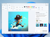 New MS Paint UI with the Cocreator button (Image source: Microsoft)