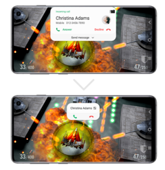Minimized notification pop-ups are one of the One UI 2 enhancements. (Source: Samsung) Minimized notification pop-ups are one of the One UI 2 enhancements. (Source: Samsung)