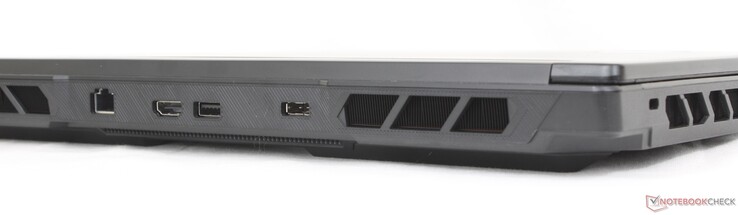 Rear: RJ-45 (2.5 Gbps), HDMI 2.1, USB-A 3.2 Gen. 2, AC adapter