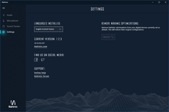 Revised UI for Nahimic 3 software