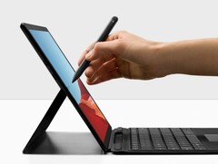 The Microsoft Surface Pro X is powered by a Qualcomm Snapdragon 8cx Arm-based chipset. (Image: Microsoft)