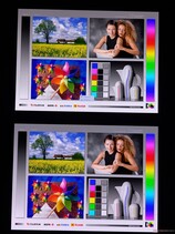 Wide OLED viewing angles for both touchscreens