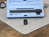 Elgato Wave Go in the foreground, with the case and two competitors in the background