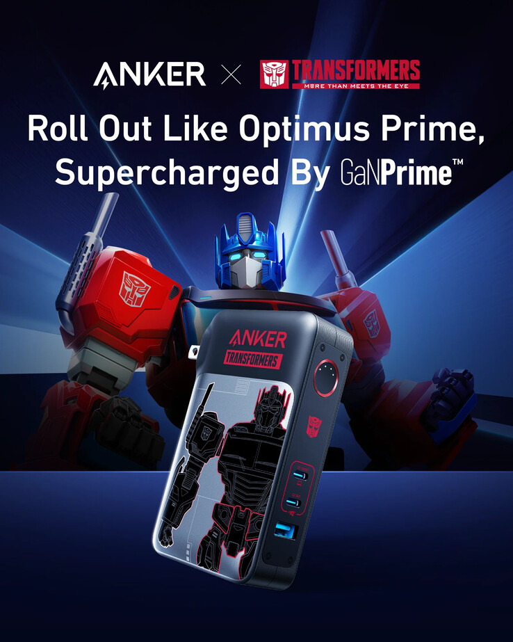 پاور بانک Anker x Transformers Special Edition 733 (GaNPrime PowerCore 65W).  (منبع تصویر: انکر)