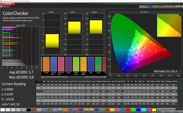 CalMAN - Color Accuracy (sRGB, standard)