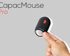 CapacMouse Pro weighs 30 grams and has a pressure-sensitive scroll button (Image source: Astract Japan - edited)