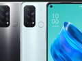 The Oppo Reno5 A will launch in at least two colours. (Image source: Evan Blass)