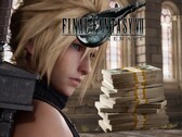 Final Fantasy 7 Remake banner showing Cloud and pile of money (Image source: screenshot, Nintendo YouTube with edits)