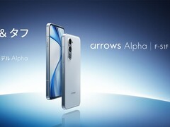 The Fujitsu Arrows Alpha F-51F features a 144 Hz OLED display (Image source: Fujitsu)