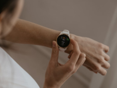 The graph screenshot from the Garmin app also showed trends in heart rate, HRV status, and body battery levels over weeks. Pictured - a Garmin smartwatch. (Image source: Káplár Bálint Áron on Unsplash)