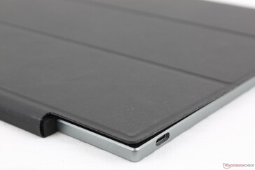 Unlike most other portable monitors and tablets, the included faux leather case covers only the front or back - not both