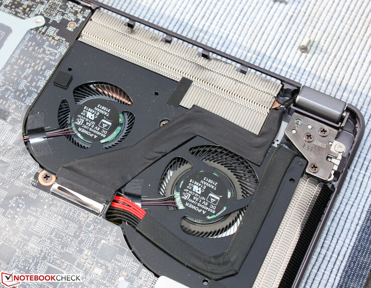 Three fans are installed in the Z16, is that enough for i7-11800H and RTX 3060 in the thin case?