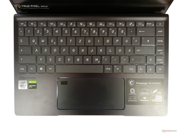 MSI Prestige 14 A10SC-009 - Input devices