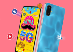 The Samsung Galaxy F06 5G features a MediaTek Dimensity 6300 processor (Image source: Samsung)