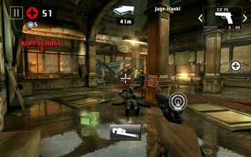 Dead Trigger 2 on the Samsung Galaxy Tab S9