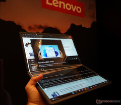 The new ThinkPad X1 Fold remains expensive but with drastically improved hardware compared to its predecessor. (Image source: NotebookCheck)