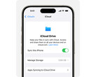 Promotional image for Apple's iCloud Drive displayed on an iPhone against a white background. (Image Source: Apple)