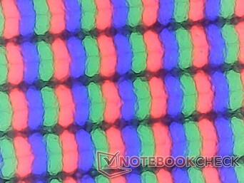 Slight graininess from the matte overlay