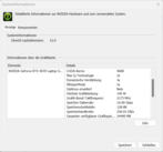 Nvidia System info