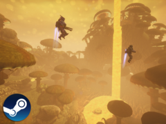 Abiotic Factor had a peak 24h player count of 22,304 at the time of writing. Pictured - an official screenshot from the game. (Image source: Steam - Edited)