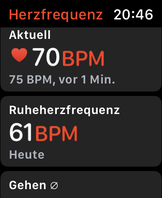 Heart frequency stats