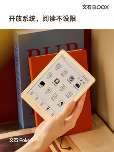 The Boox Poke 7 has a flushed monochrome display.