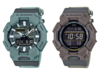 The Casio G-Shock GA-010CE-2A (left) and GD-010CE-5 (right) watches. (Image source: Casio)