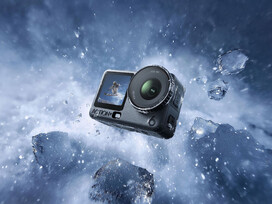 The DJI Osmo Action 6 action camera has dual OLED displays (Image source: DJI)